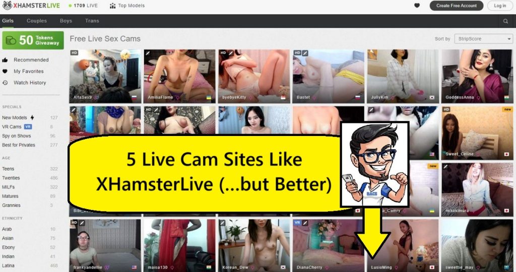 sites like xhamsterlive