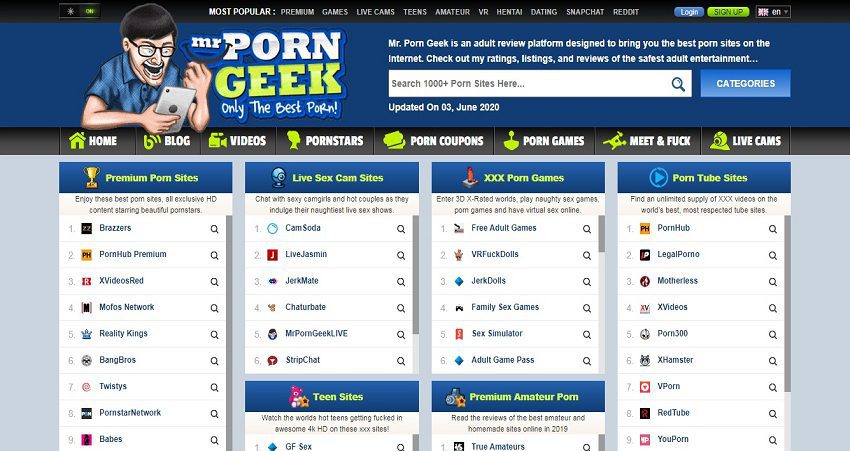 MrPornGeek home