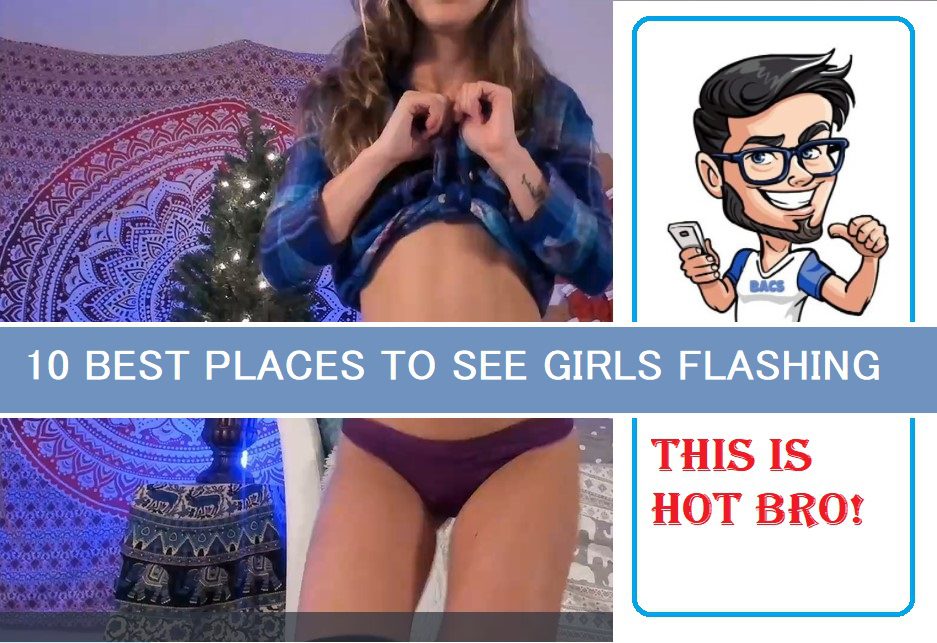 girl flashing