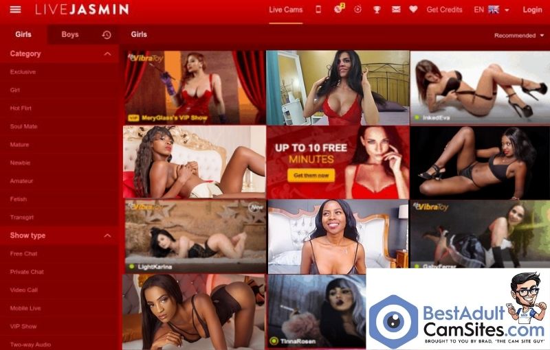 LiveJasmin ebony