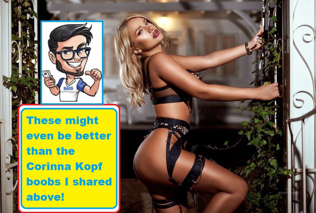 Corinna Kopf boobs