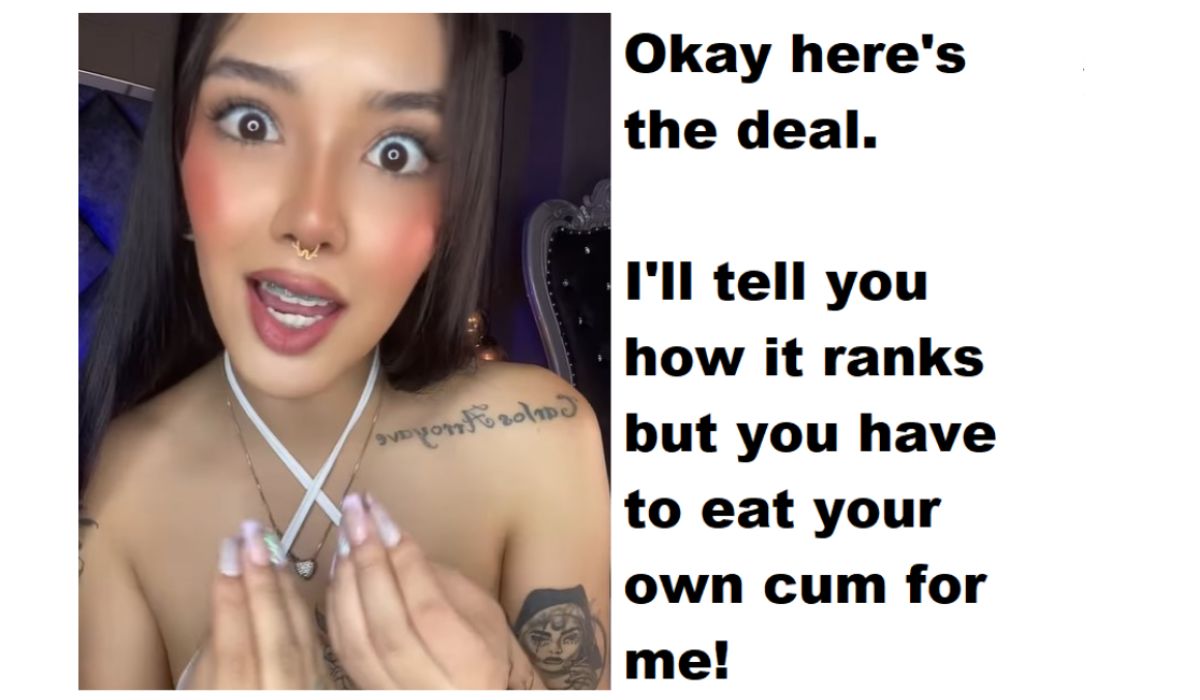 cum eating instructions