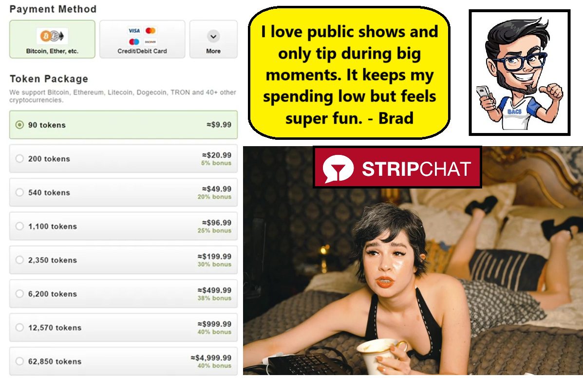 stripchat tokens