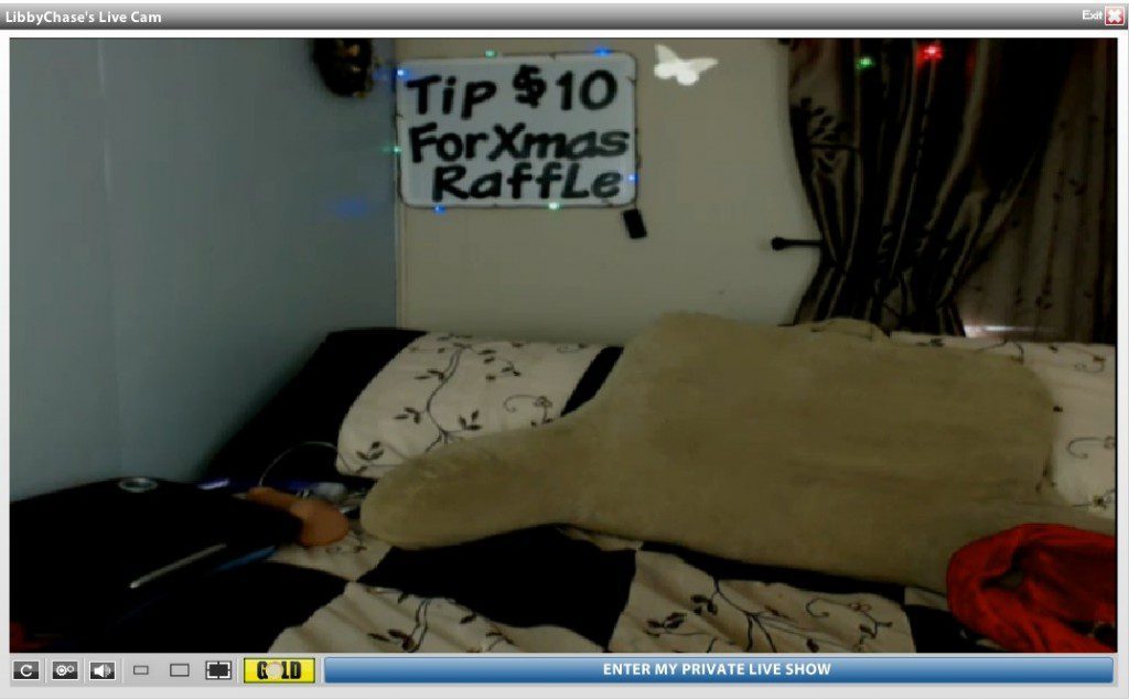 Hawking sex lottery tickets has to be one of the weirder things we've seen in our adventures through thousands of live sex cam shows.