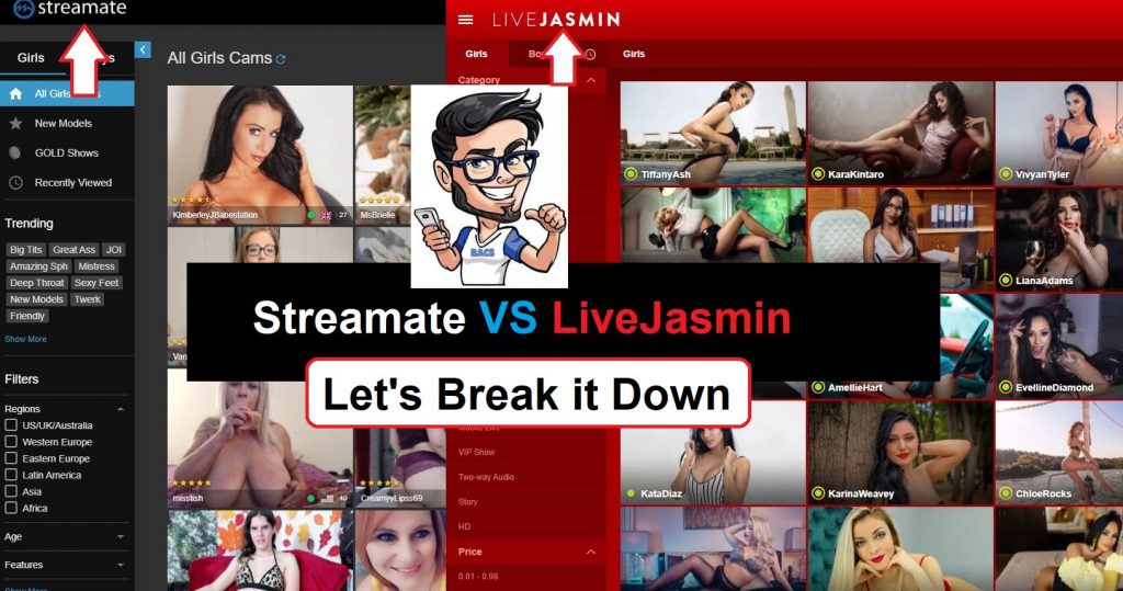 streamate vs livejasmin