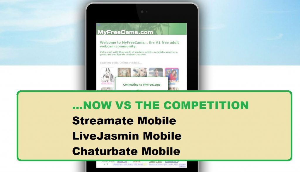 MyFreeCams mobile vs other mobile sex cams