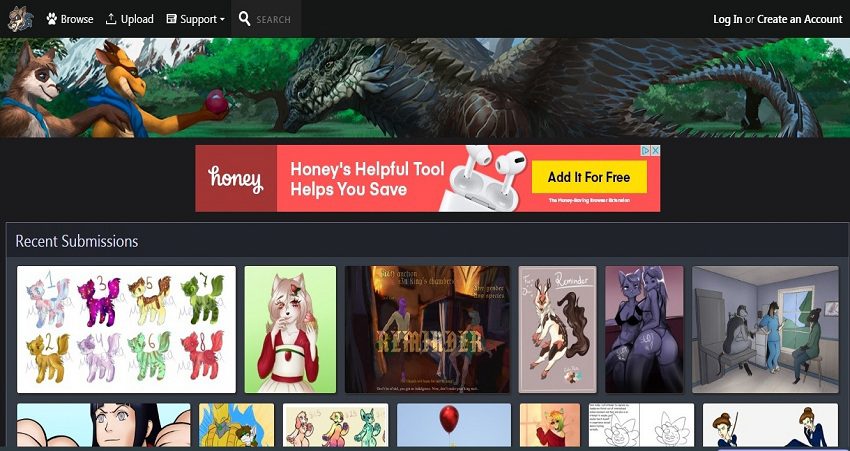 FurAffinity home