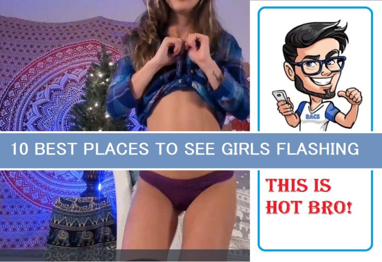 girl flashing